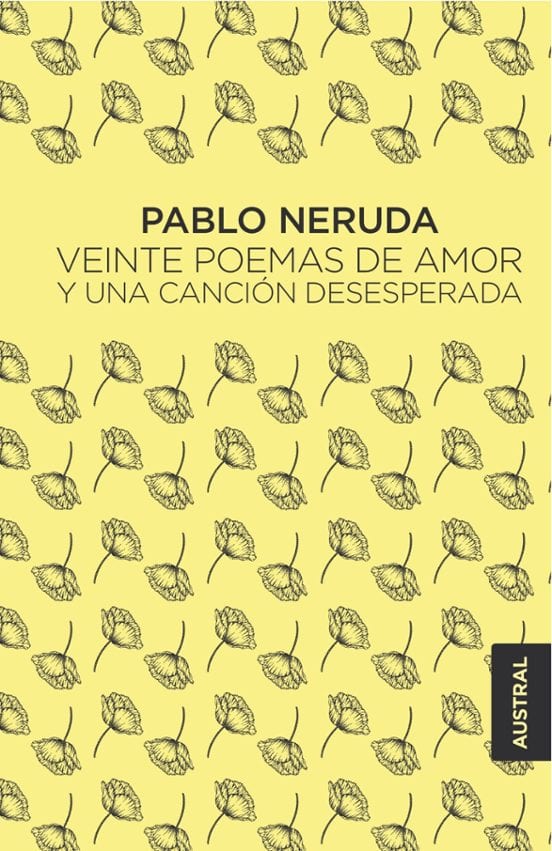 Portada de Veinte poemas de amor y una canción desesperada, de Pablo Neruda
