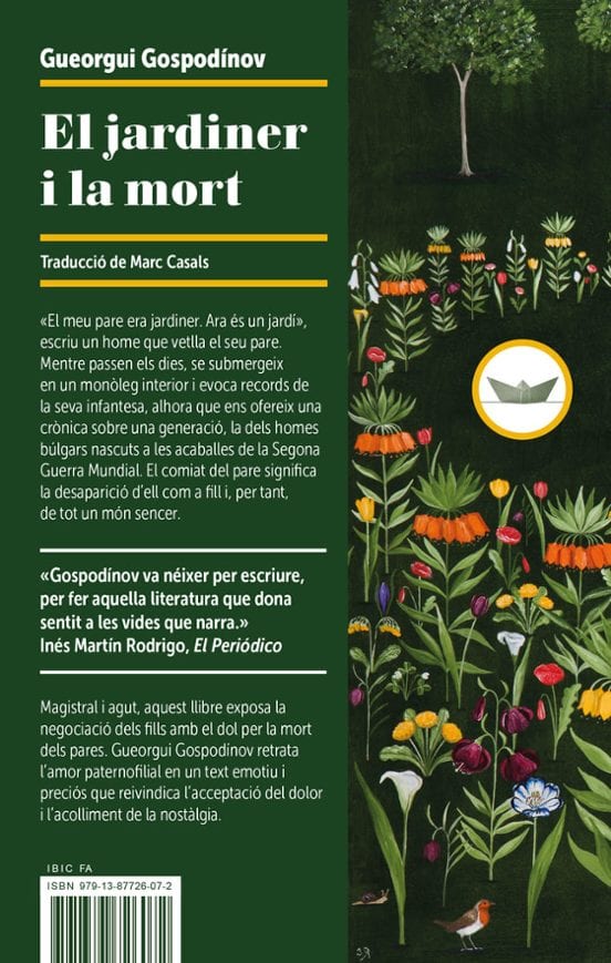 Portada de El jardiner i la mort, de Gueorgui Gospodínov