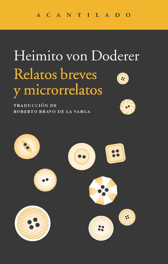 Coberta de Relatos breves y microrrelatos, de Heimito von Doderer