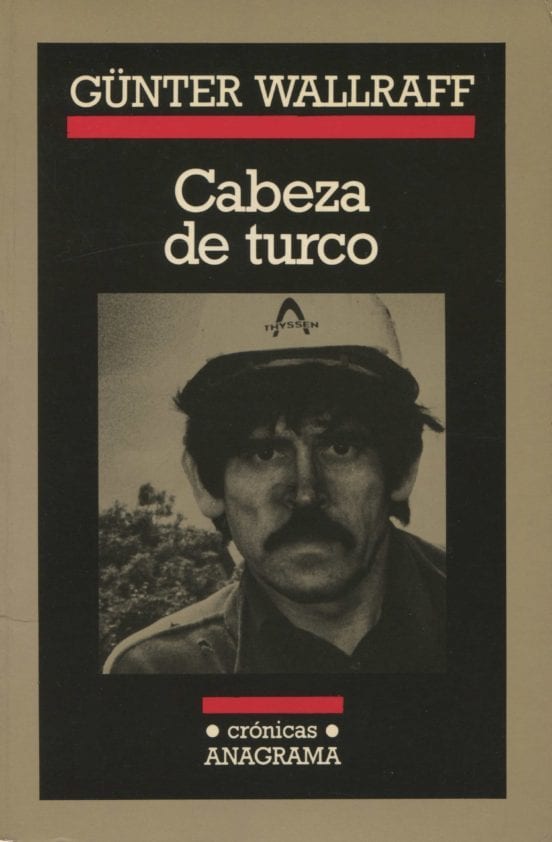 Portada de Cabeza de turco, de Günter Wallraff