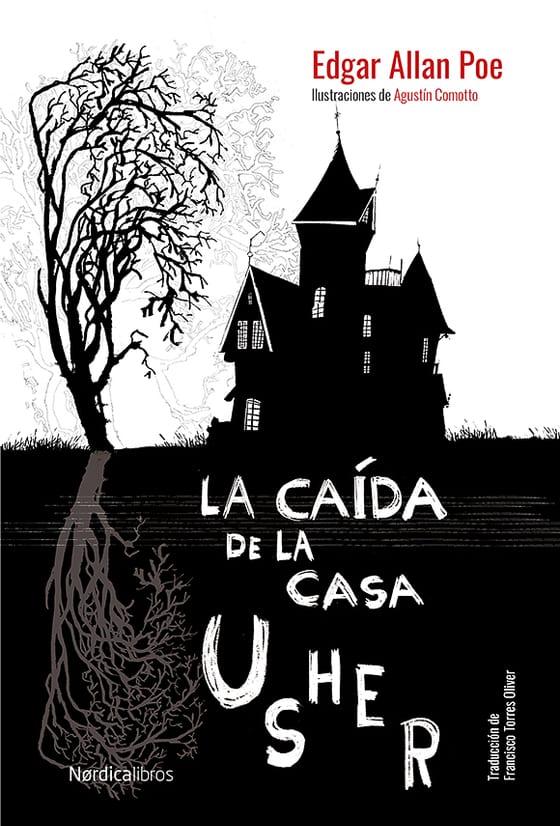 Coberta de La caída de la Casa Usher, de Edgar Allan Poe