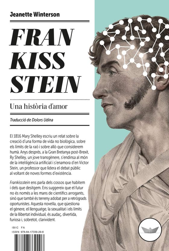 Coberta de Frankissstein, de Jeanette Winterson