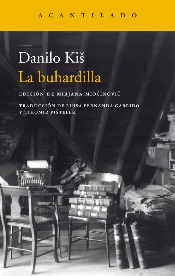 Coberta de La buhardilla, de Danilo Kiš