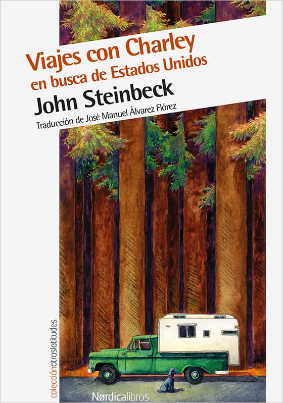 Coberta de Viajes con Charley en busca de Estados Unidos, de John Steinbeck