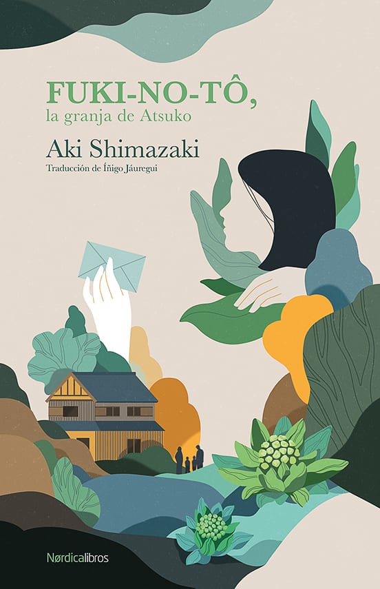 Portada de Fuki-no-tô, la granja de Atsuko, de Aki Shimazaki