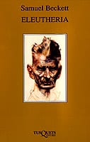 Portada de Eleutheria, de Samuel Beckett