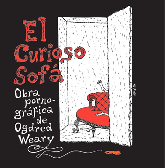Portada de El curioso sofá, de Edward Gorey