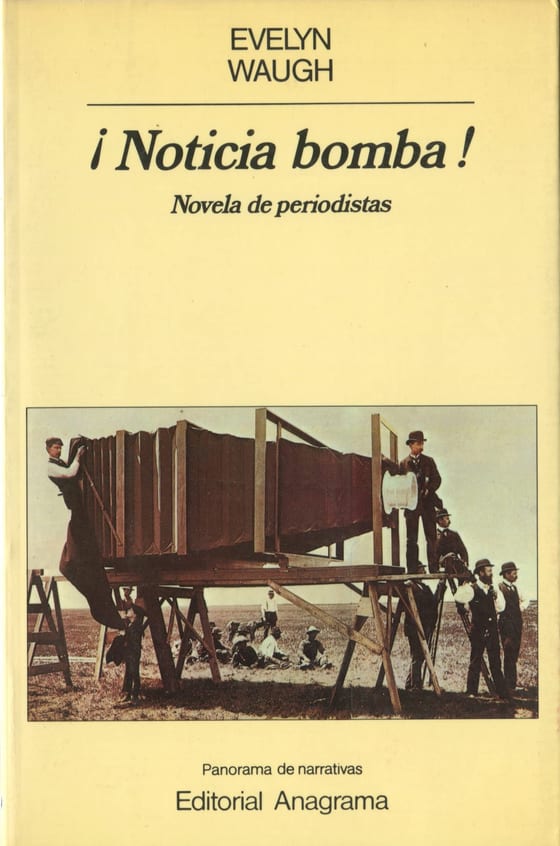 Portada de ¡Noticia bomba!, de Evelyn Waugh