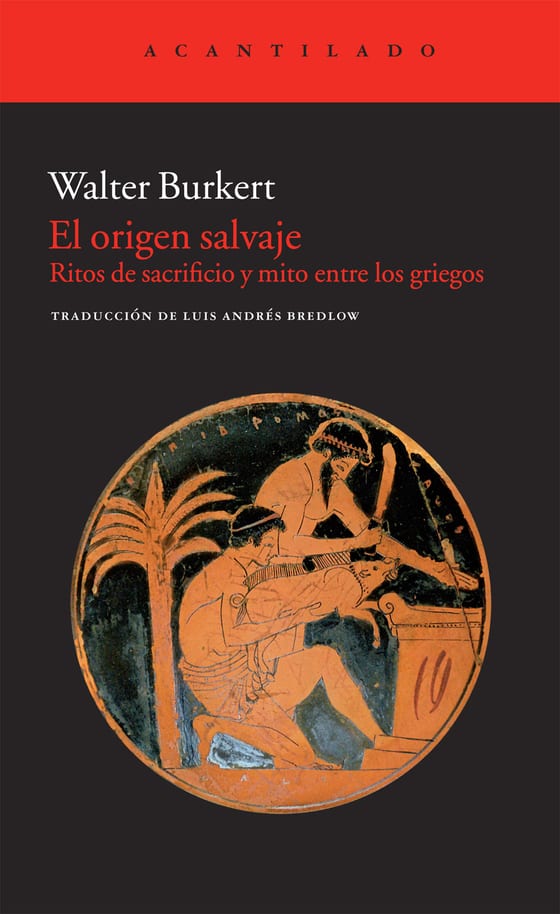 Coberta de El origen salvaje, de Walter Burkert