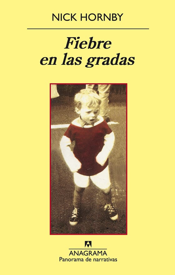 Portada de Fiebre en las gradas, de Nick Hornby