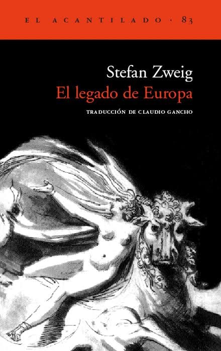 Portada de El legado de Europa, de Stefan Zweig