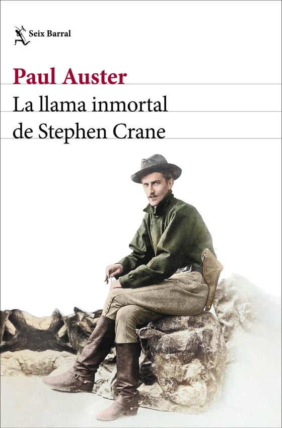 Portada de La llama inmortal de Stephen Crane, de Paul Auster