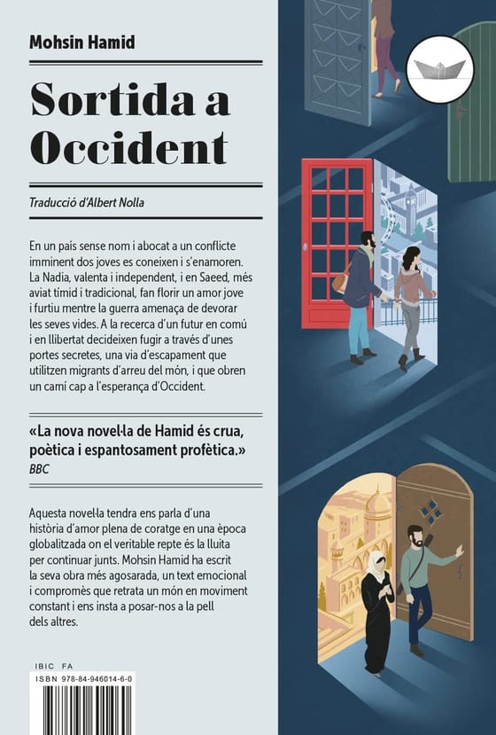 Coberta de Sortida a Occident, de Mohsin Hamid