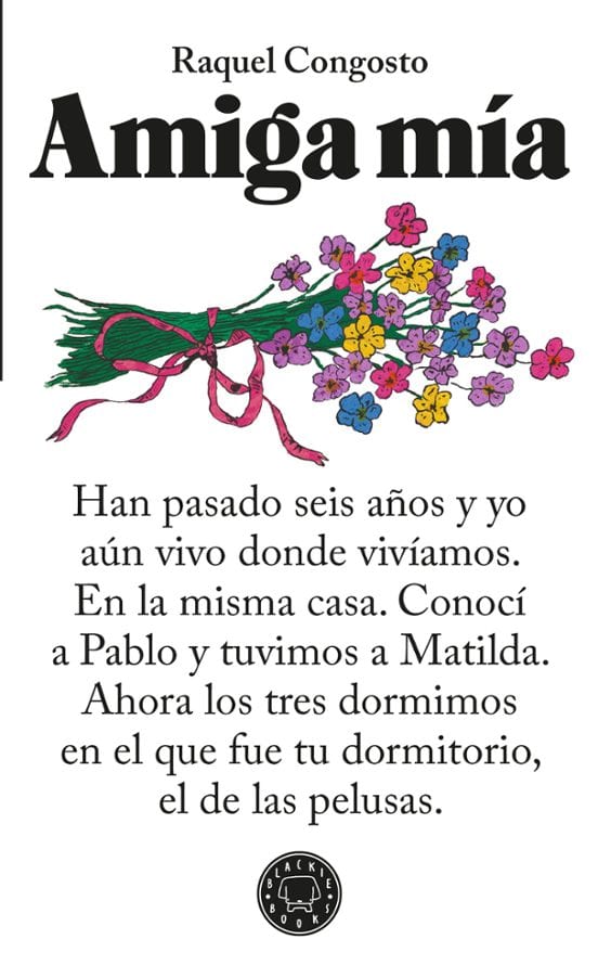 Coberta de Amiga mía, de Raquel Congosto
