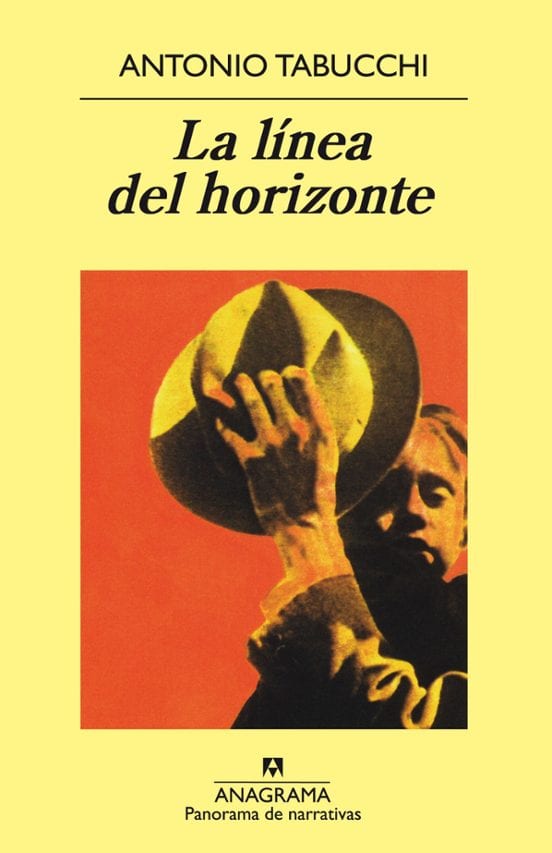 Coberta de La línea del horizonte, d'Antonio Tabucchi