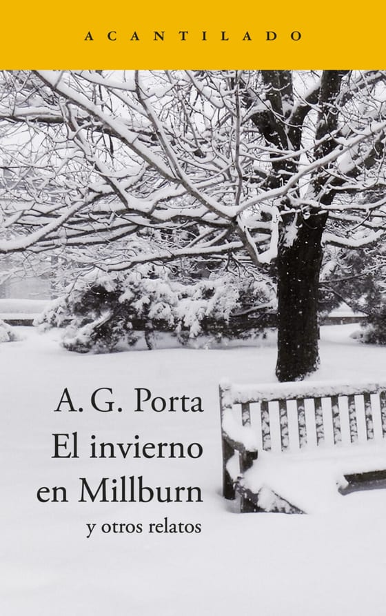 Coberta de El invierno en Millburn, de A.G. Porta