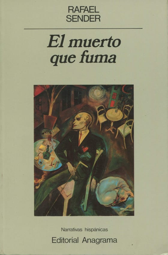 Portada de El muerto que fuma, de Rafael Sender