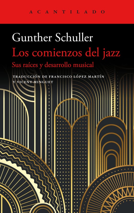Coberta de Los comienzos del jazz, de Gunther Schuller