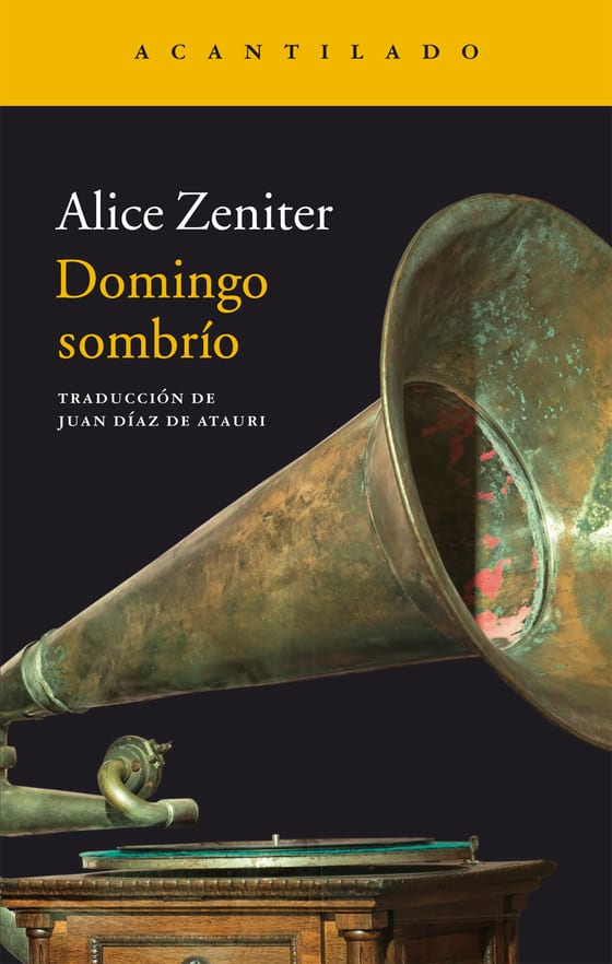 Coberta de Domingo sombrío, de Alice Zeniter