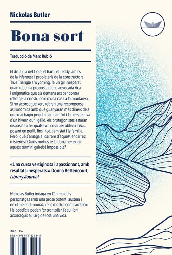 Coberta de Bona sort, de Nickolas Butler