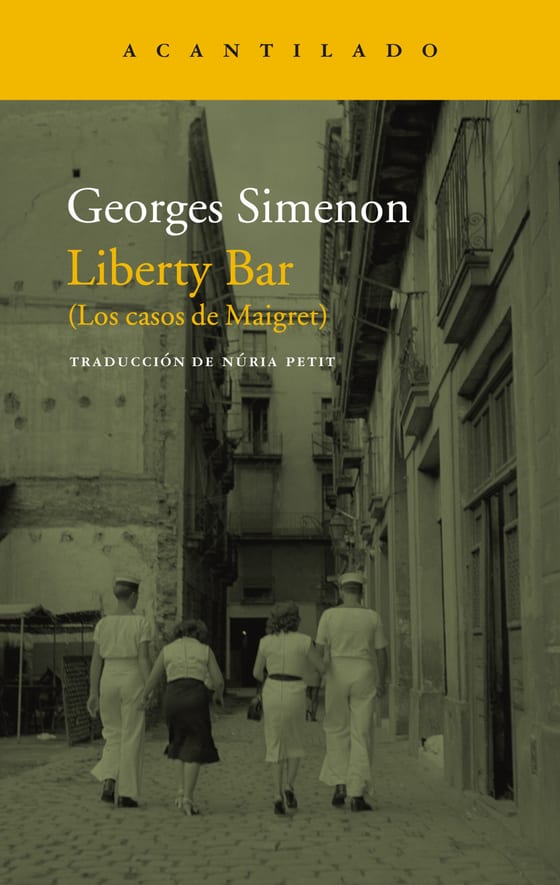 Coberta de Liberty Bar, de Georges Simenon
