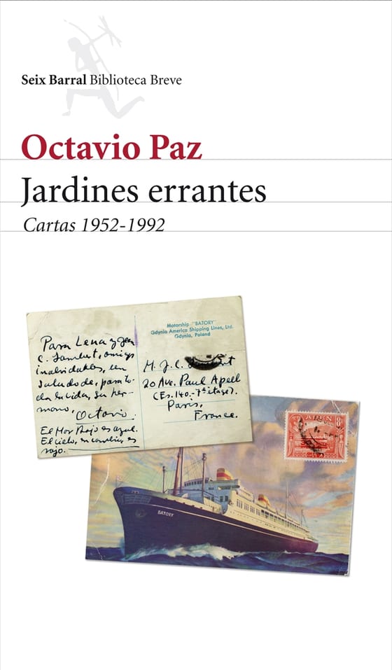 Portada de Jardines errantes, de Octavio Paz