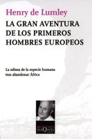 Coberta de La gran aventura de los primeros hombres europeos, d'Henry de Lumley