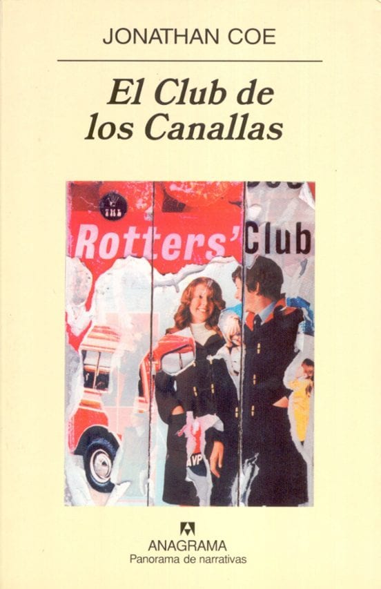 Portada de El Club de los Canallas, de Jonathan Coe