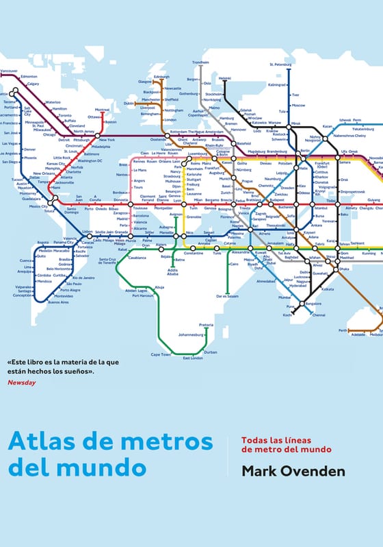 Coberta de Atlas de metros del mundo, de Mark Ovenden