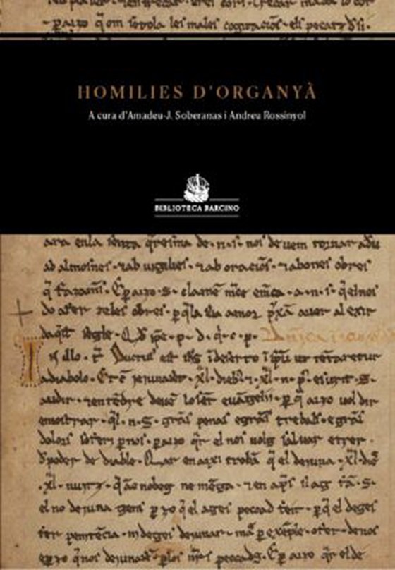 Portada de Homilies d'Organyà, de Anònim