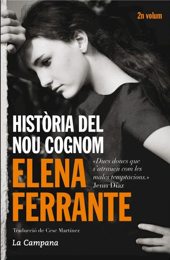 Portada de Història del nou cognom, de Elena Ferrante