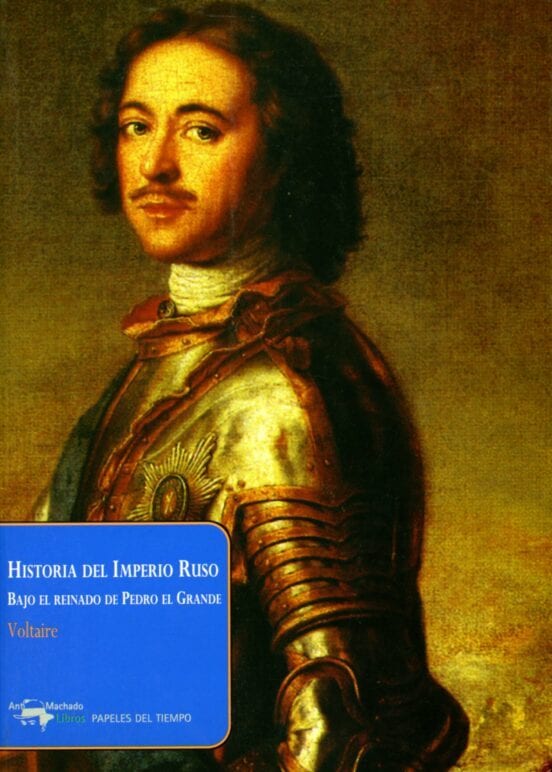 Portada de Historia del Imperio Ruso, de Voltaire