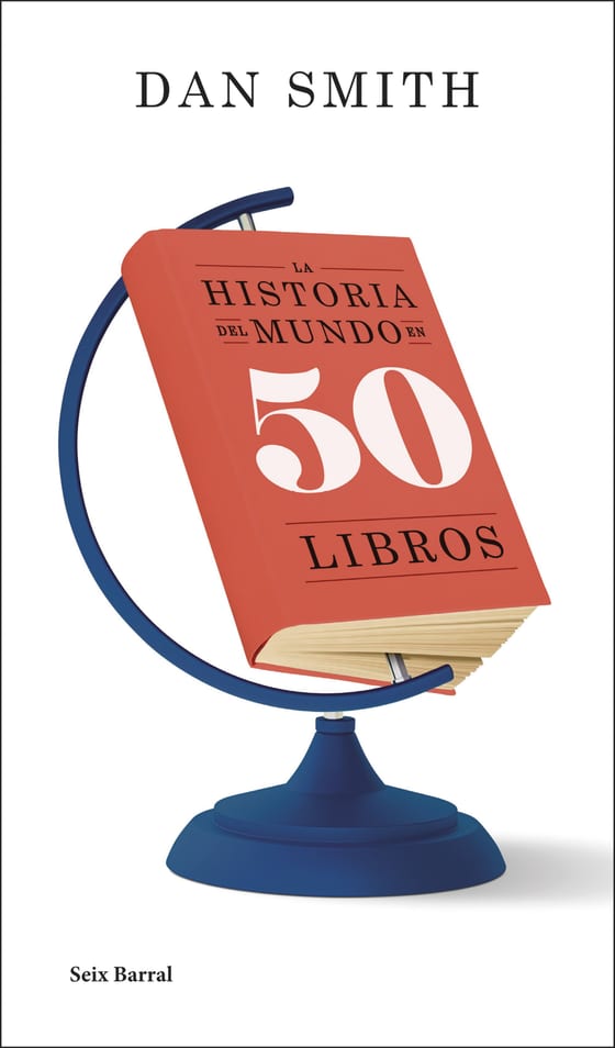 Portada de La historia del mundo en 50 libros, de Dan Smith