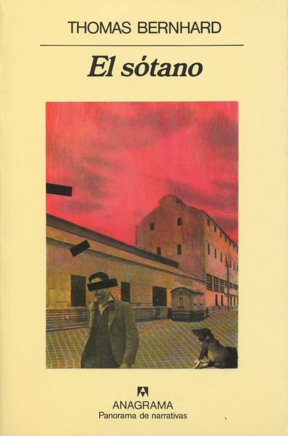 Coberta de El sótano, de Thomas Bernhard