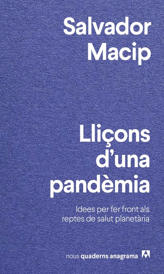 Coberta de Lliçons d'una pandèmia, de Salvador Macip