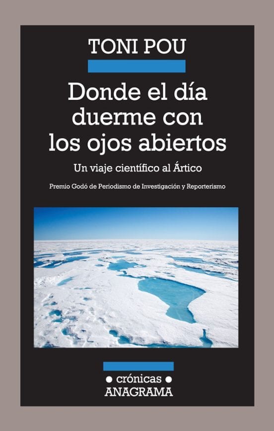 Portada de Donde el día duerme con los ojos abiertos, de Toni Pou