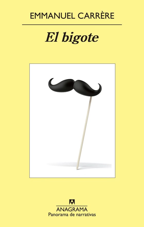 Portada de El bigote, de Emmanuel Carrere