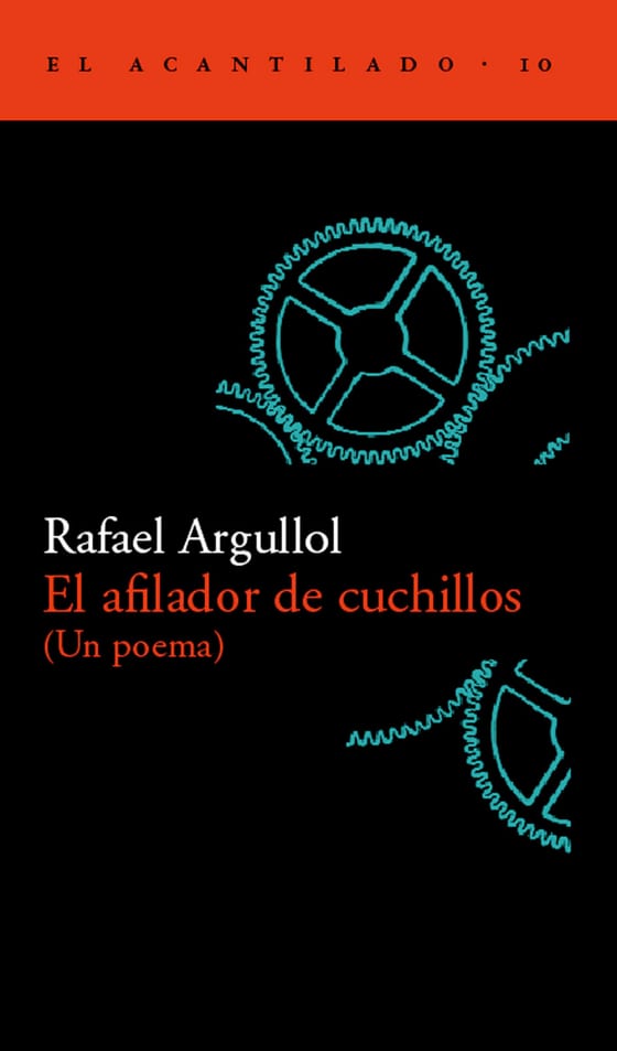 Coberta de El afilador de cuchillos, de Rafael Argullol