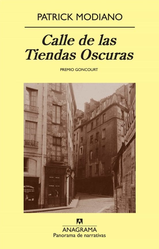 Portada de Calle de las Tiendas Oscuras, de Patrick Modiano