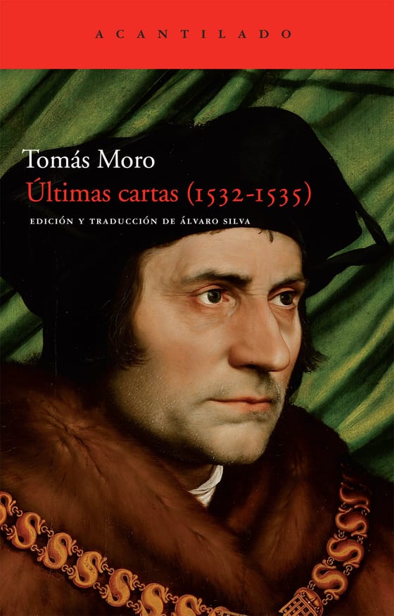 Coberta de Últimas cartas (1532-1535), de Tomás Moro