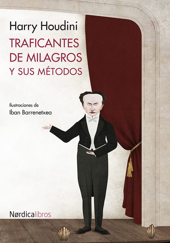 Coberta de Traficantes de milagros y sus métodos, de Harry Houdini