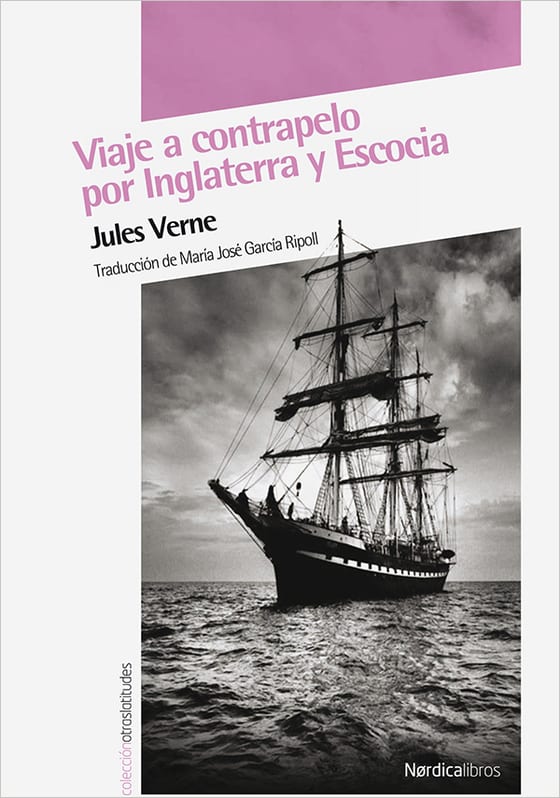 Coberta de Viaje a contrapelo por Inglaterra y Escocia, de Jules Verne