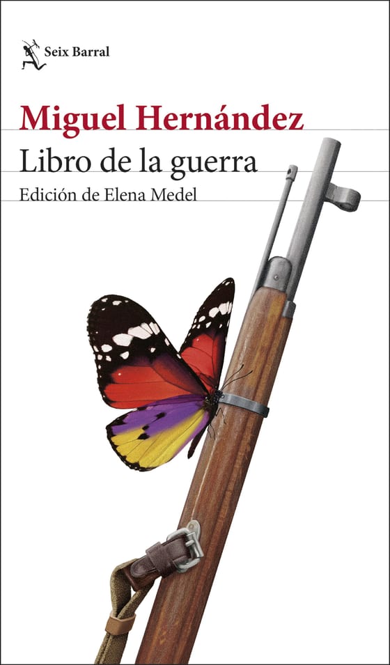 Portada de Libro de la guerra, de Miguel Hernández