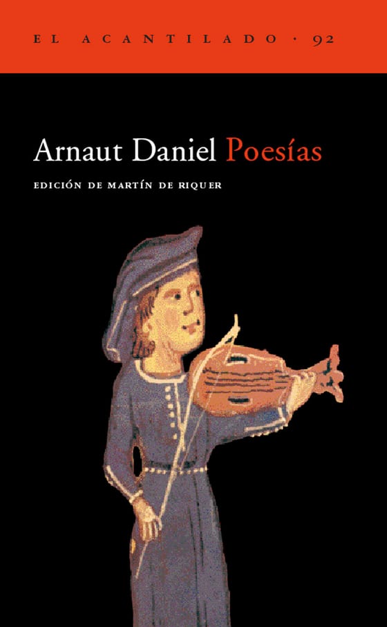 Coberta de Poesías, de Arnaut Daniel