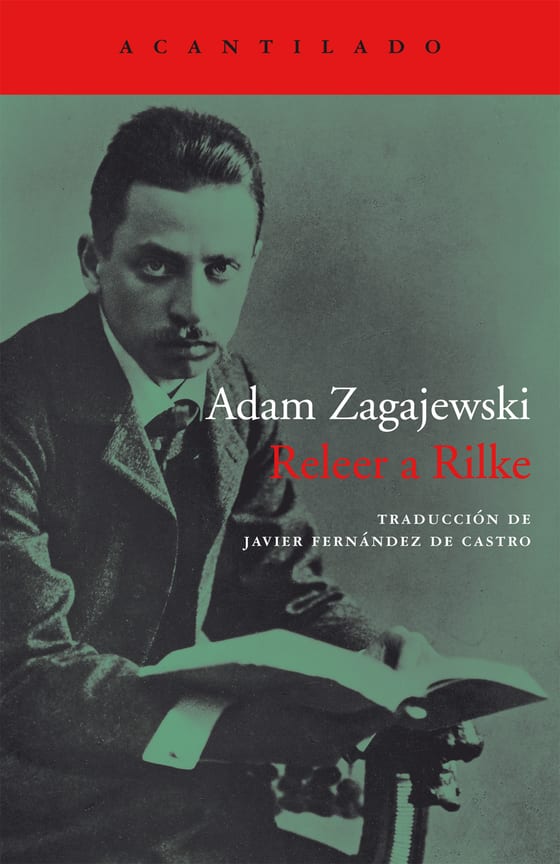 Coberta de Releer a Rilke, de Adam Zagajewski