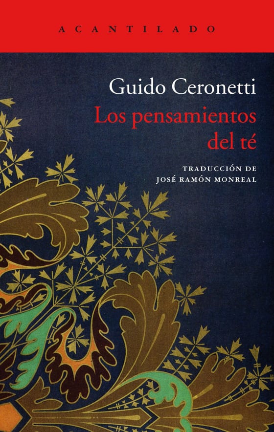 Coberta de Los pensamientos del té, de Guido Ceronetti