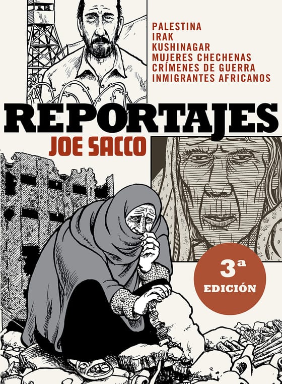 Portada de Reportajes, de Joe Sacco