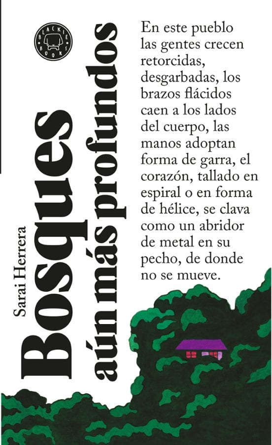 Portada de Bosques aún más profundos, de Sarai Herrera