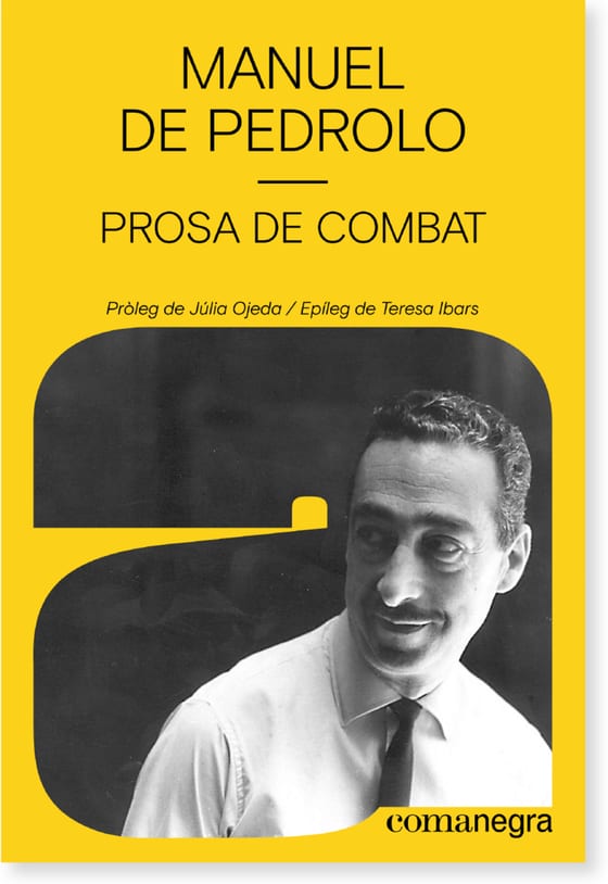 Coberta de Prosa de combat, de Manuel de Pedrolo