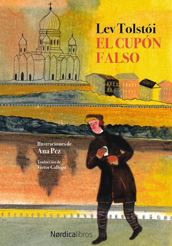 Coberta de El cupón falso, de Lev Tolstói
